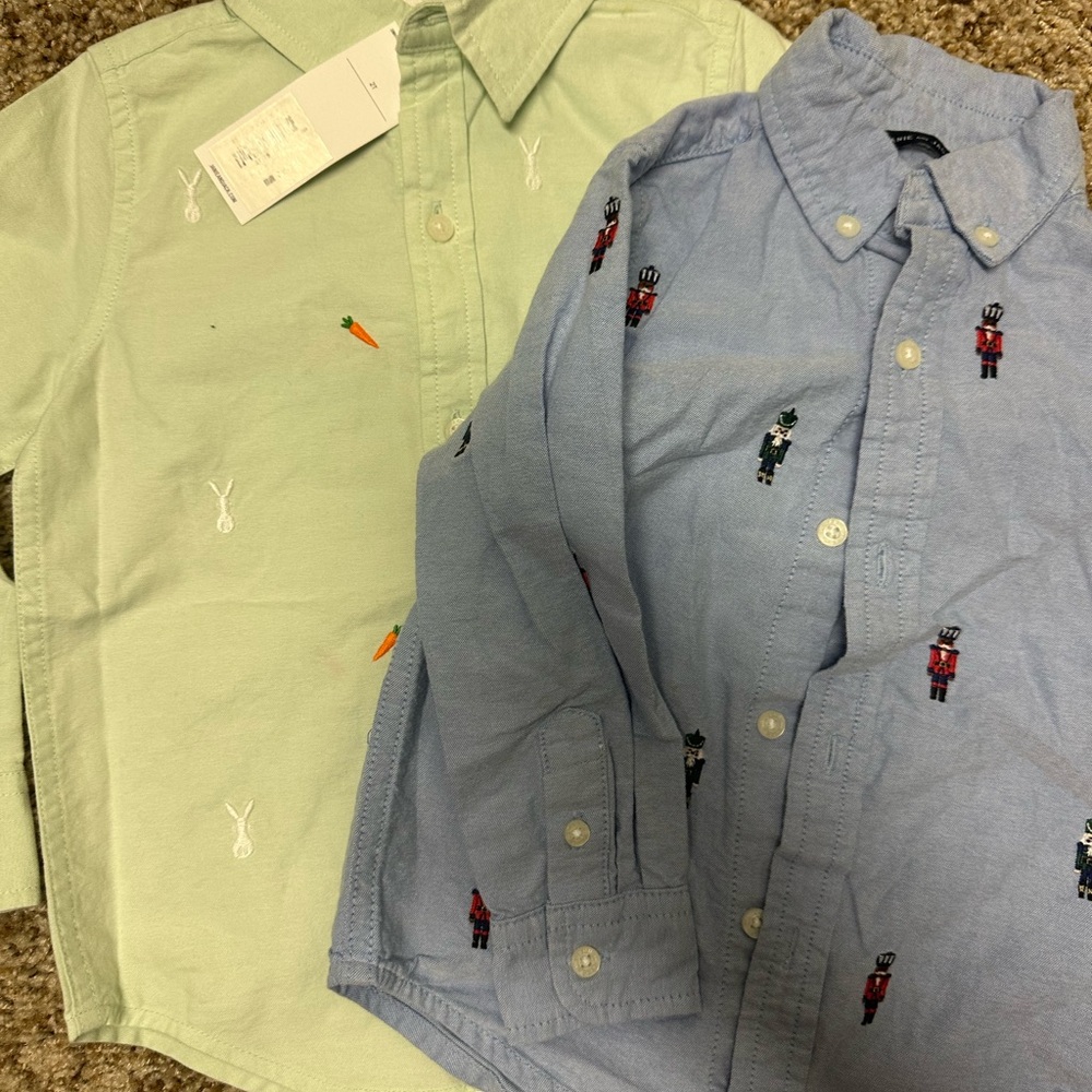 Janie and Jack size 2T EASTER & Nutcracker